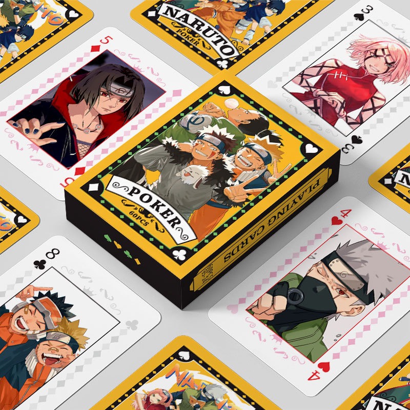 Themed Playing Card - Novo dos desenhos animados revestido de