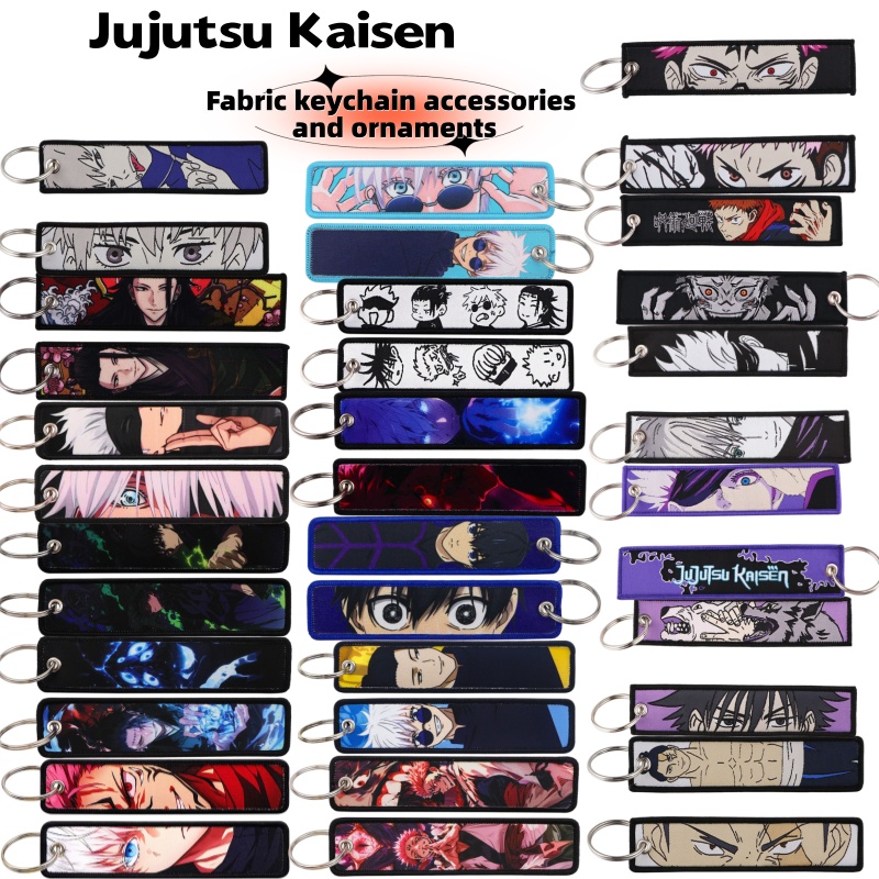 Gojo Anime Merchandise - Chaveiro de Tecido Jujutsu Kaisen Satoru