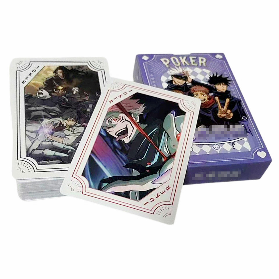 Themed Playing Card - Cartas de Poker Jujutsu Kaisen, Jogos