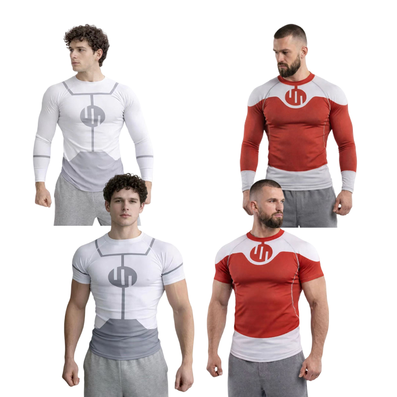 Anime Merchandise Online - Camisa Rash Guard Invencível para Cosplay,