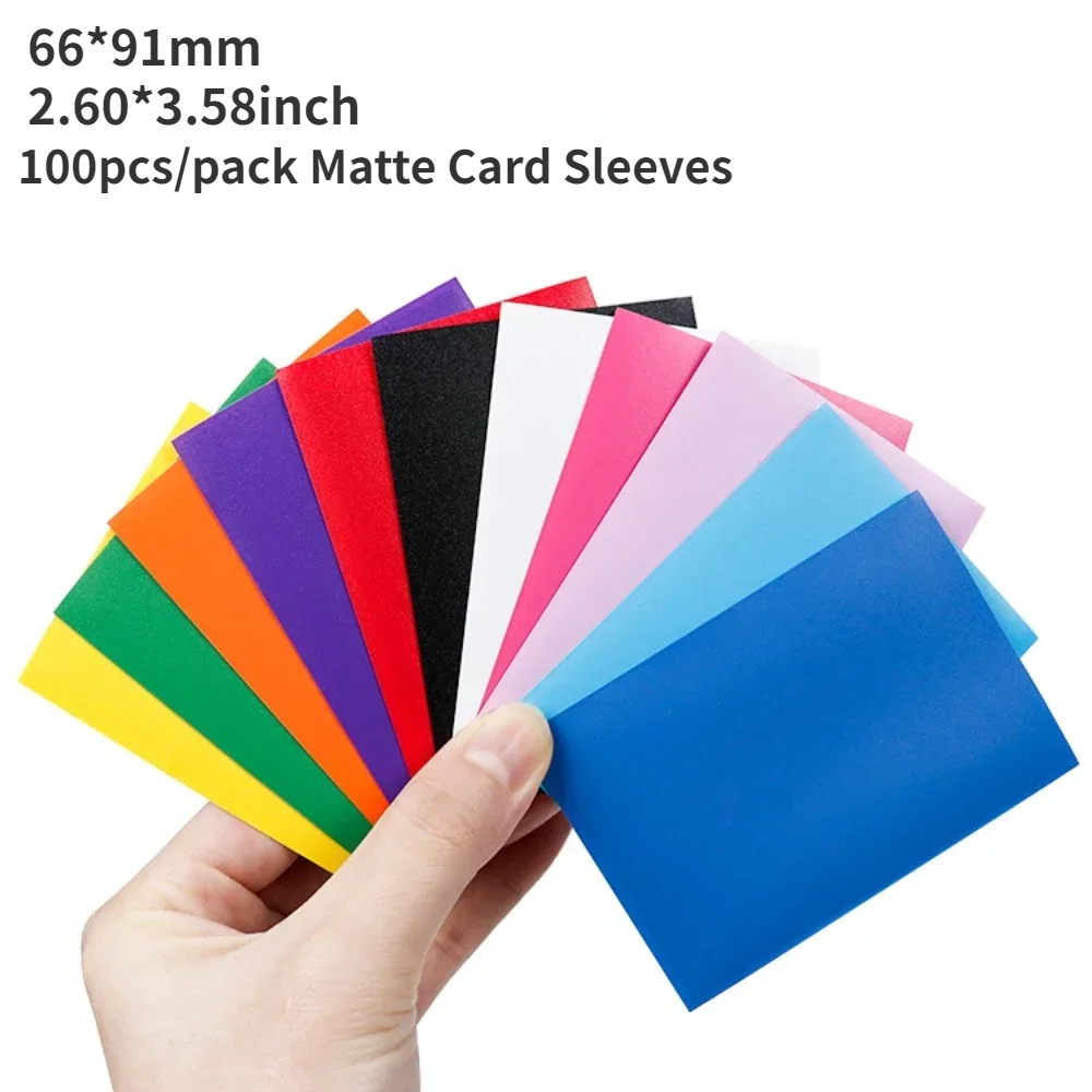 Themed Playing Card - 100 peças 66x91mm mangas de cartão