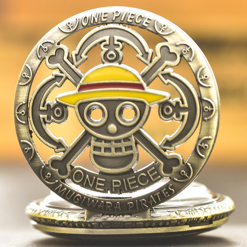 Anime One Piece Merchandise - Novo Relógio de Bolso da Série