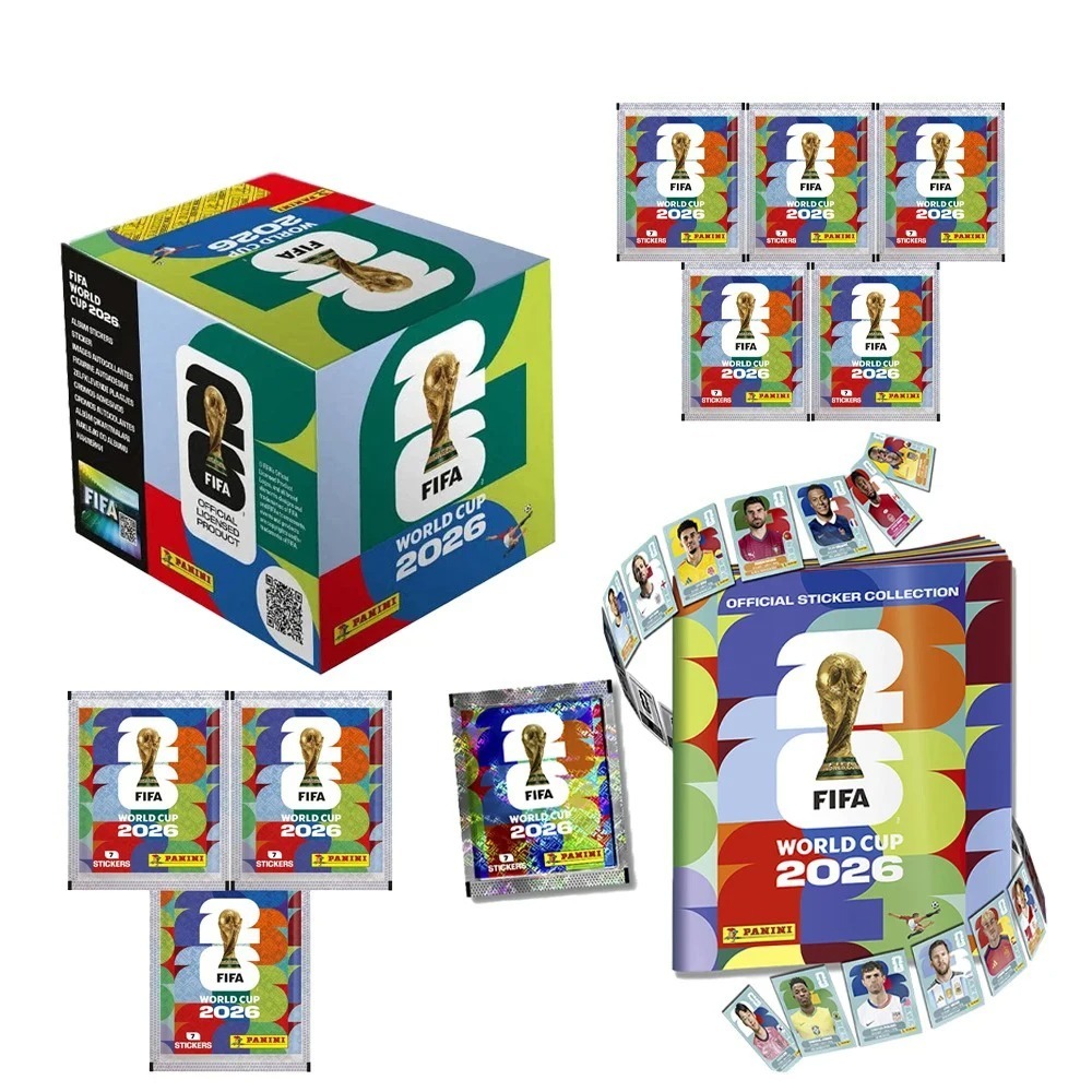 Sticker Sheet Set - Coleção de Adesivos Panini 2026 FIFA