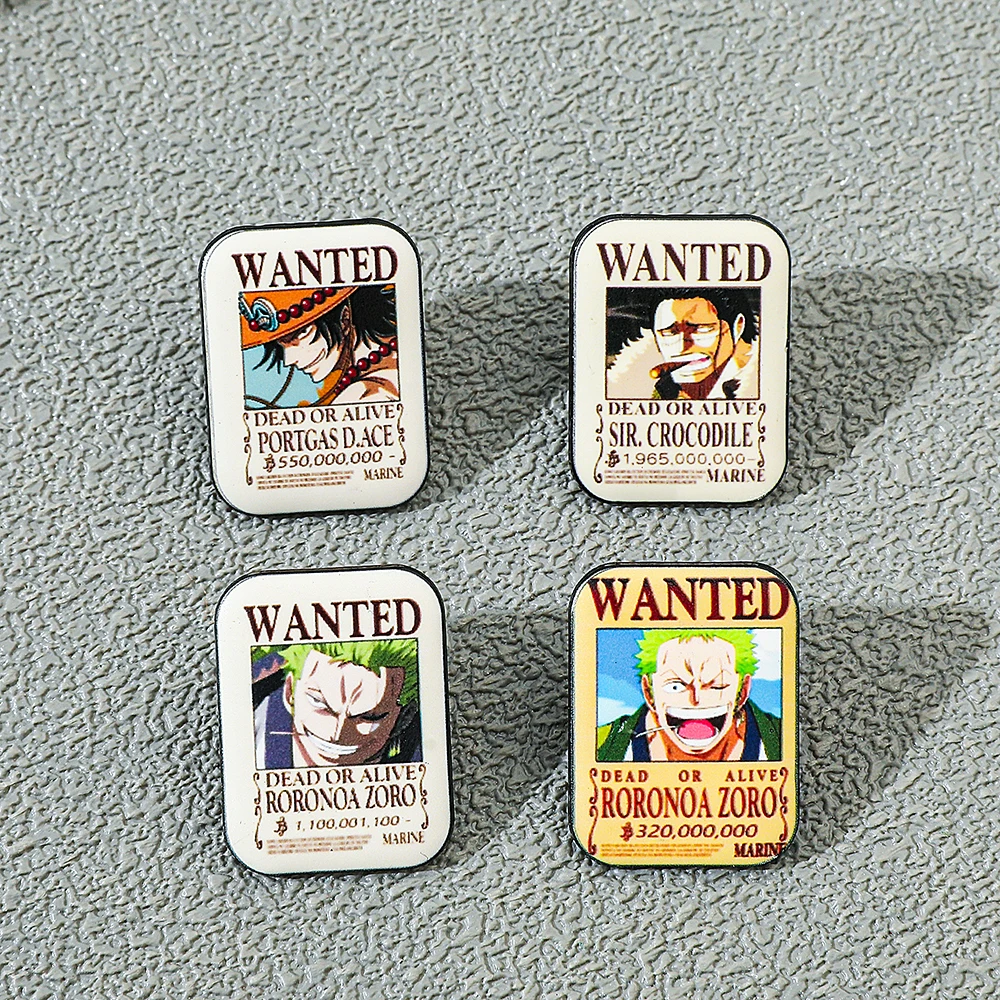 4 Peças Broche de Anime ONE PI - Anime One Piece Merchandise avaliação e preço