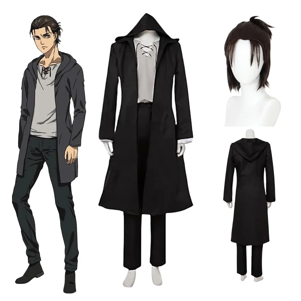 2026 Novo Traje Cosplay Eren J - Anime Merchandise Online avaliação e preço