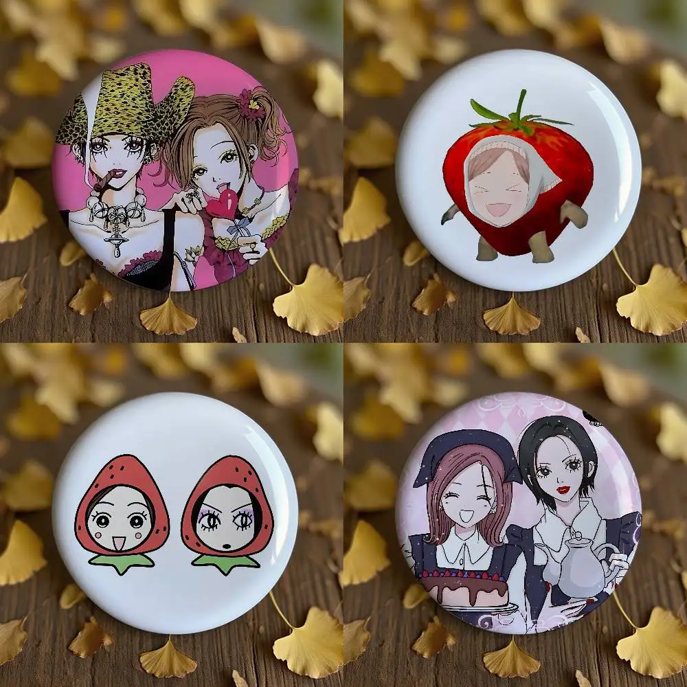 Pins de Esmalte Redondos Artes - Nana Anime Merchandise avaliação e preço