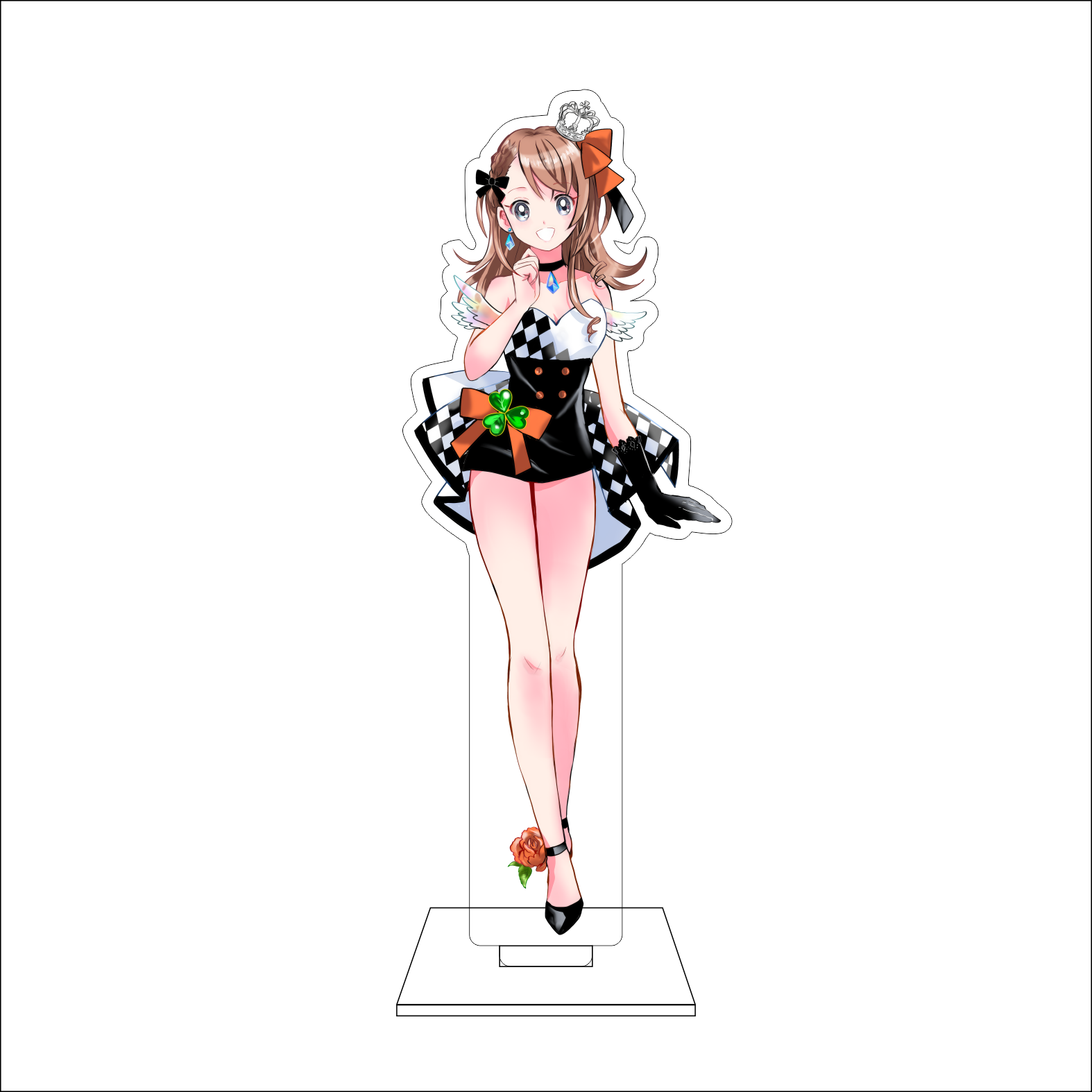 Anime de 16CM ‌ Figura Acrílic - Free Anime Merchandise avaliação e preço