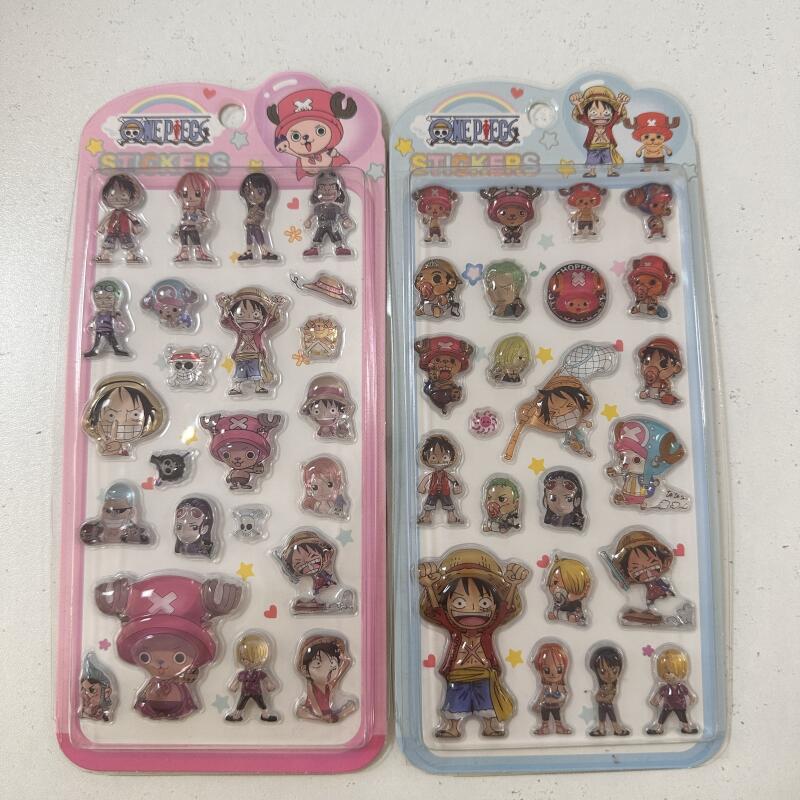 Adesivos 3D em relevo de One P - Anime One Piece Merchandise avaliação e preço