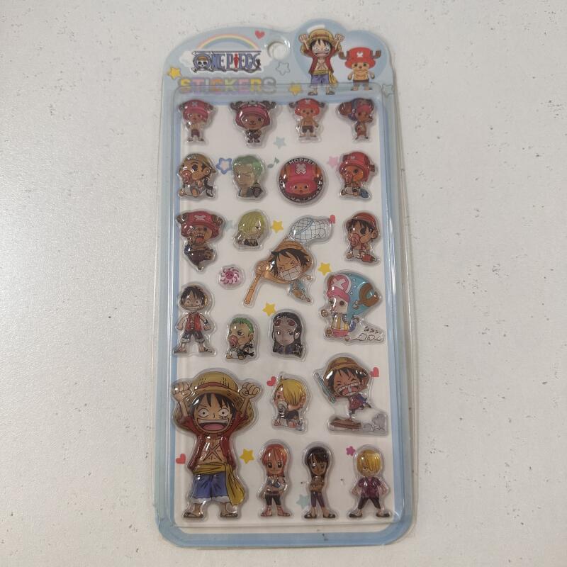 Adesivos 3D em relevo de One P - Anime One Piece Merchandise avaliação e preço